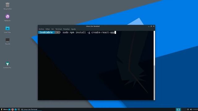 React - Instalación de manera global en Linux смотреть онлайн