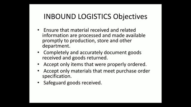Inbound Logistics | Outbound Logistics | In Hindi смотреть онлайн