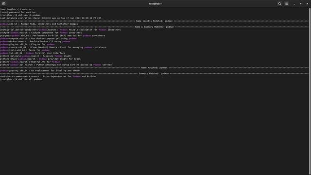 Installing Podman on Linux (Fedora) смотреть онлайн