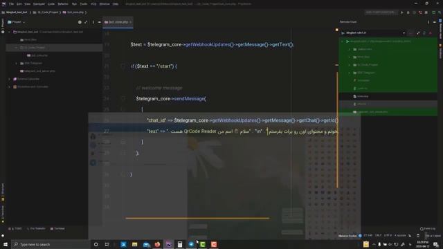 دوره پروژه محور ساخت ربات تلگرام با پی اچ پی - جلسه پنجم смотреть онлайн