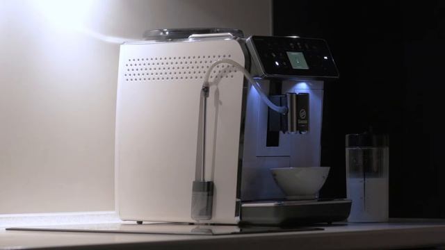 Saeco SM6580. Программа HygieSteam — очистка молочного контура смотреть онлайн