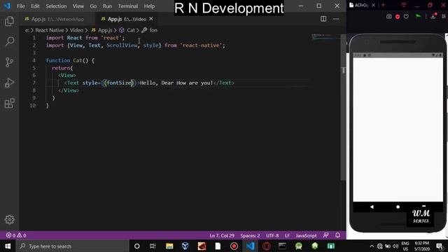 #10 How To Use ScrollView In React Native || R N Development Please Subscribe, Like , Share смотреть онлайн
