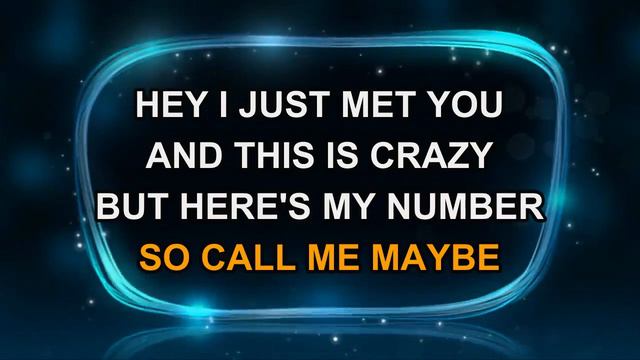 Carly Rae Jepsen - Call Me Maybe (Karaoke) смотреть онлайн