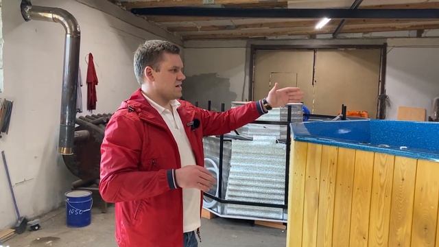 Обзор купели 2,2 метра в цвете Морская Волна смотреть онлайн