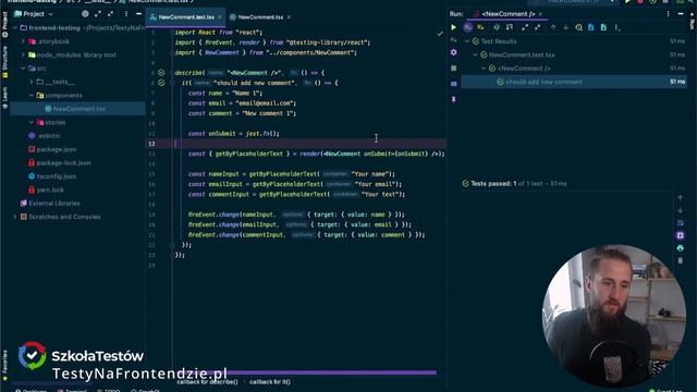 Jak pisać w TDD na frontendzie? - React, Jest, Testing-Library смотреть онлайн