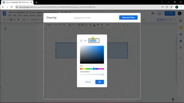 [TUTORIAL] How to HIGHLIGHT TEXT Over Any IMAGE in Google Docs (easy!) смотреть онлайн