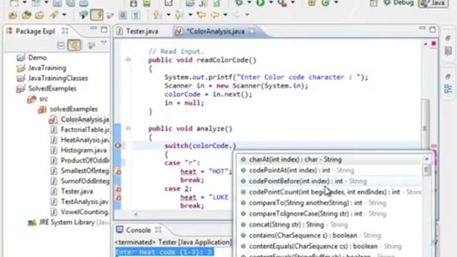 35 Color Code Analysis Java Program смотреть онлайн