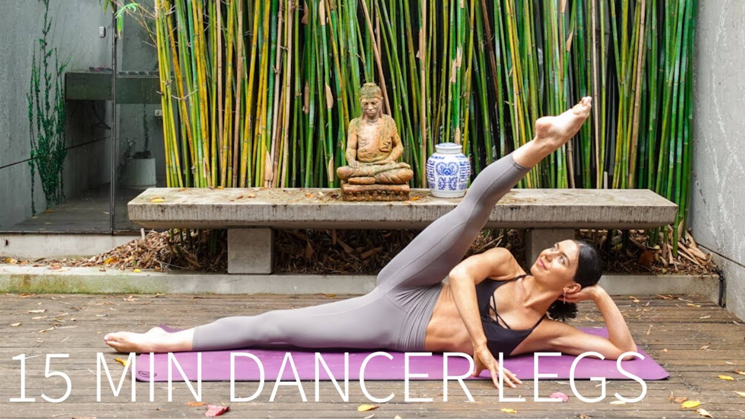 DANCER LEGS WORKOUT || Toned Legs And Glutes (No Equipment)