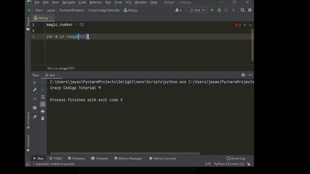 Python with J: Tutorial 9 - Break Statement смотреть онлайн