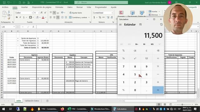 Cómo llevar las cuentas de forma muy sencilla con excel. Método para TCPs. смотреть онлайн