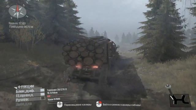 Spintires MudRunner Сезон 2 Карта Болото # 3 смотреть онлайн