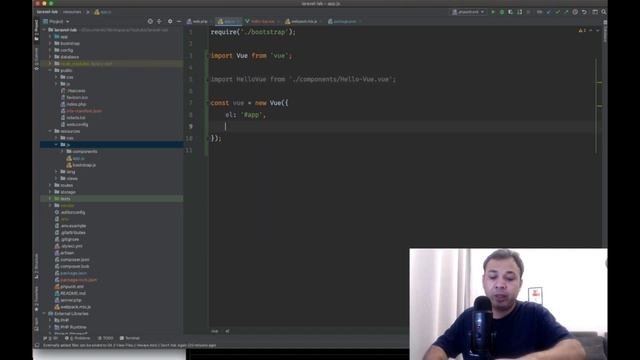 How to setup vue.js in laravel 8 смотреть онлайн