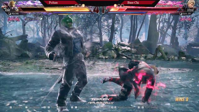 Tekken 8 🔥 Poltan (King) Vs Bare Chi (Steve Fox) 🔥 Ranked Matches смотреть онлайн