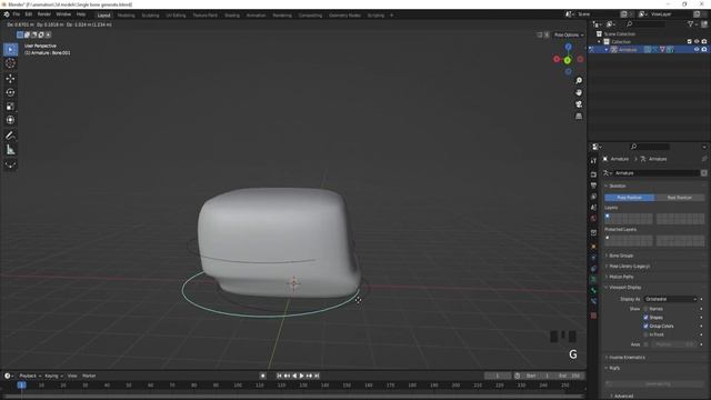 How to Generate Single bone in Blender ? | Quick Tutorial | AniSculpt смотреть онлайн