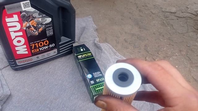 КТМ -950 Super moto,замена масла. смотреть онлайн