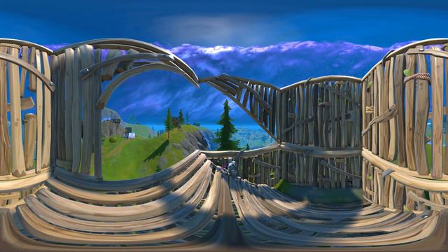 360 Video VR Fortnite 360° Halloween Skeleton skin Chapter 2 PSVR 4K смотреть онлайн