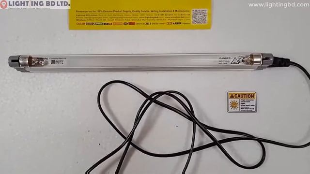 PHILIPS UVC (Ultraviolet) Germicidal Disinfection T5 Tube Light Complete Set Review