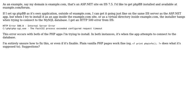 DevOps & SysAdmins: Making PHP applications available as subdirectories in an ASP.NET site смотреть онлайн