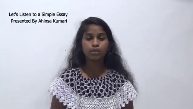 Let;s Listen to a Simple essay Presented by Ahinsa Kumari 1 смотреть онлайн