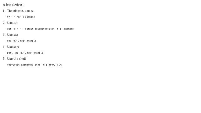 Ubuntu: How to replace spaces with newlines/enter in a text-file? (5 Solutions!!) смотреть онлайн