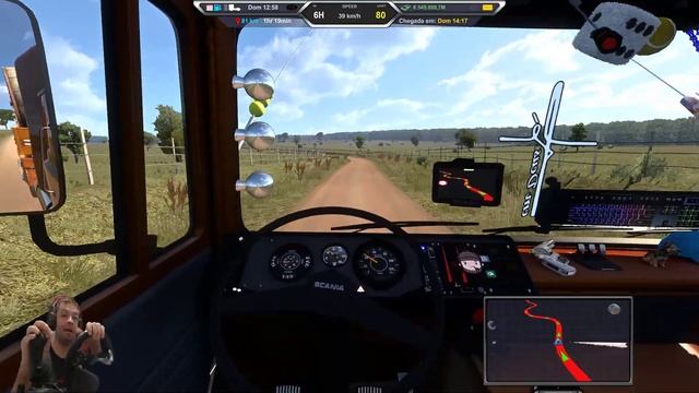 ETS2 1.49 - Scania LK na pressão roncando lindo e elegante ! Na puxada dos Cabos industriais ! смотреть онлайн