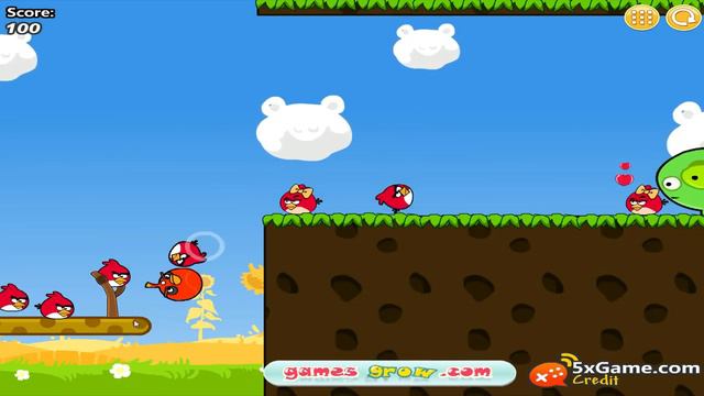 Angry Birds Cannon 3 - HELP RED KICK THE BAD PIGS TO MEET GIRLFRIEND! смотреть онлайн