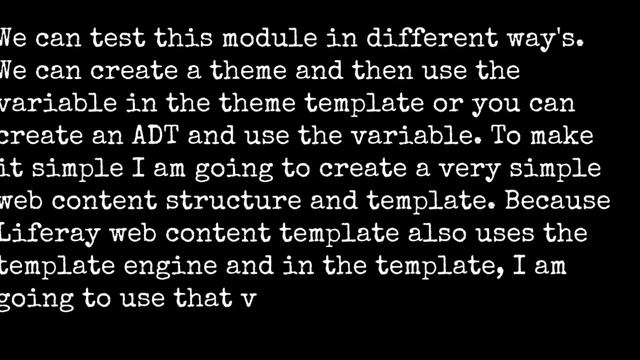 Template Context Contributor Project in Liferay Portal смотреть онлайн