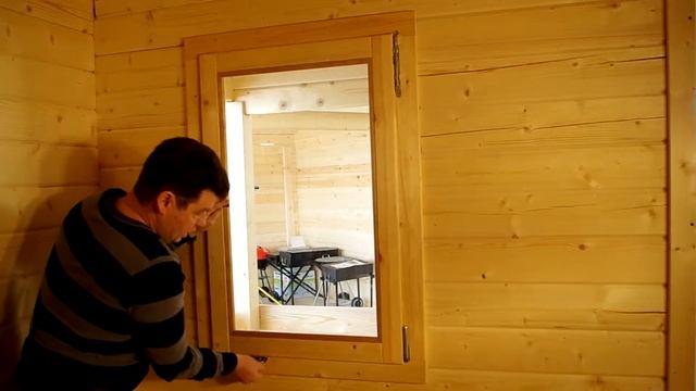 окно со стекло-пакетом в садовом домике 4700х6100 ЭЛИТЕГАРДЕН.РУ Elitegarden.ru