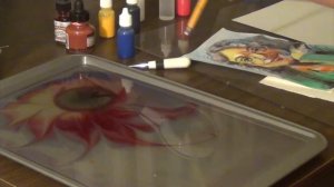 Акварель. Marbling Watercolor.  Техника мраморирования акварели.