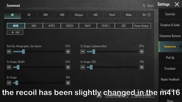 ?M416 + 6x Scope No Recoil Control Sensitivity (UPDATE 2.4) | PUBG MOBILE/BGMI ?? смотреть онлайн