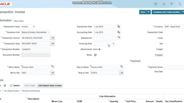 How to create a sales invoice in Oracle Fusion - ERP Oracle Accounts Receivable #Oracle #Accounting смотреть онлайн