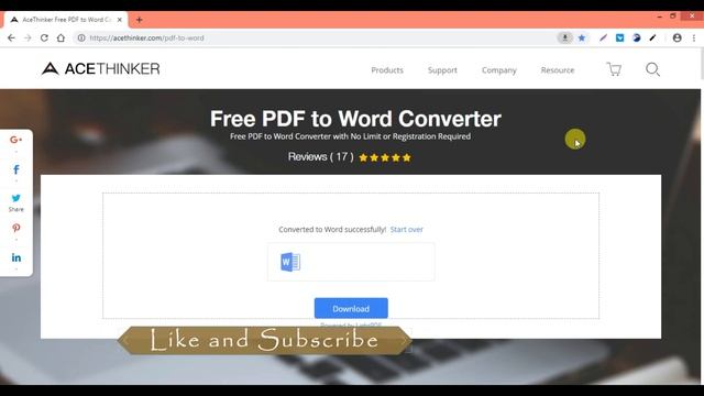 How to Convert PDF to Word For Free up to 1000 Pages|Without any software смотреть онлайн