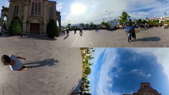 Католический собор. Catholic cathedral. 360. Нячанг. Nha Trang. смотреть онлайн