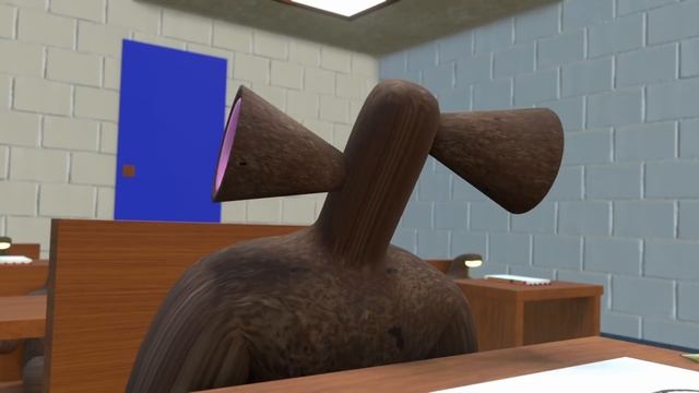 Siren Head run away from Baldi's Basics смотреть онлайн