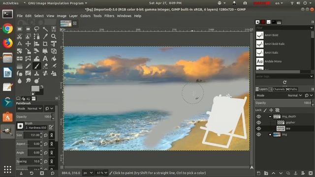 How To Create 3D Photo Facebook on GIMP смотреть онлайн