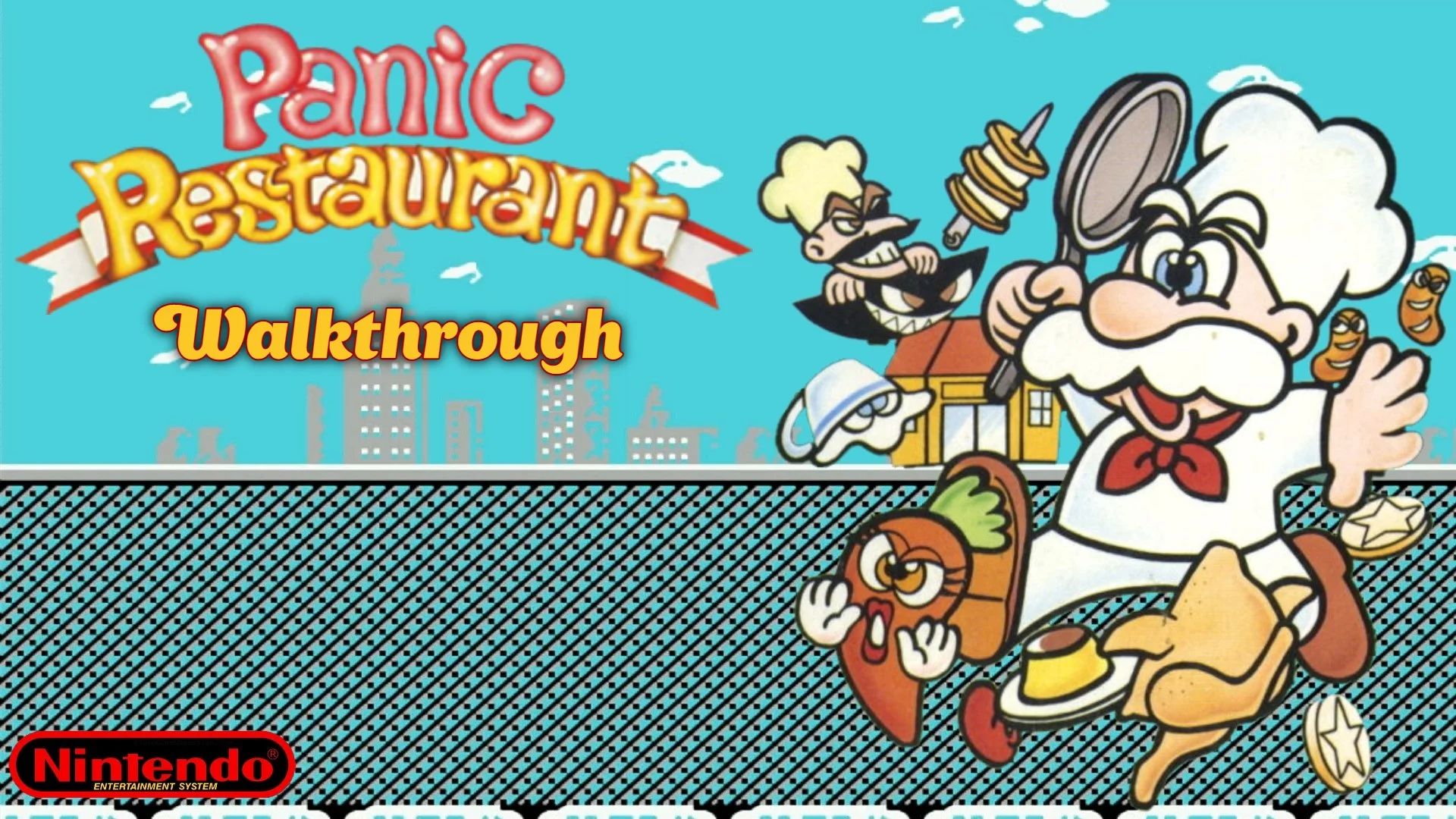 Играем в Panic Restaurant (DENDY)