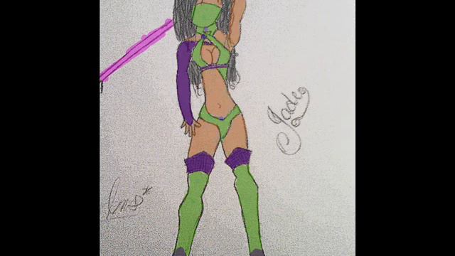 MORTAL KOMBAT 9 JADE DRAWING смотреть онлайн