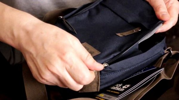 Мужская сумка через плечо Jack Wolfskin Heathrow - распаковка, первое впечатление и обзор