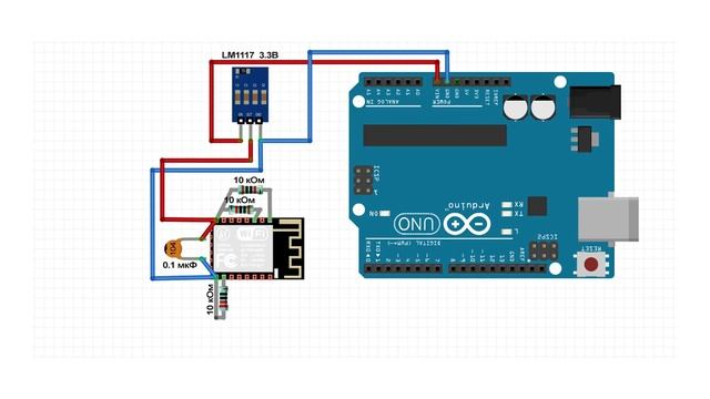 Подключение и прошивка ESP-12 (ESP-12F/ESP-12E/ESP-12Q) с помощью Arduino смотреть онлайн