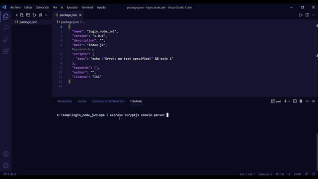 1/5 - Video presentación: Login con Node + JWT + MySQL смотреть онлайн