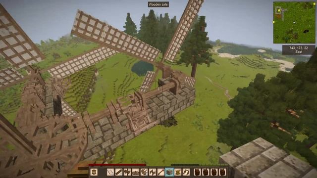 Windmill Power and Gears in Vintage Story смотреть онлайн