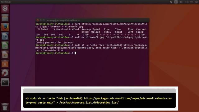 How to Install .Net Core in Ubuntu Linux смотреть онлайн