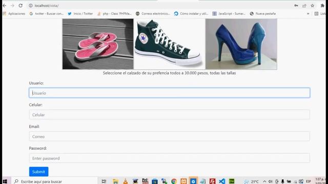 Parte II crear una pagina HTML y mostrar las variables con PHP смотреть онлайн