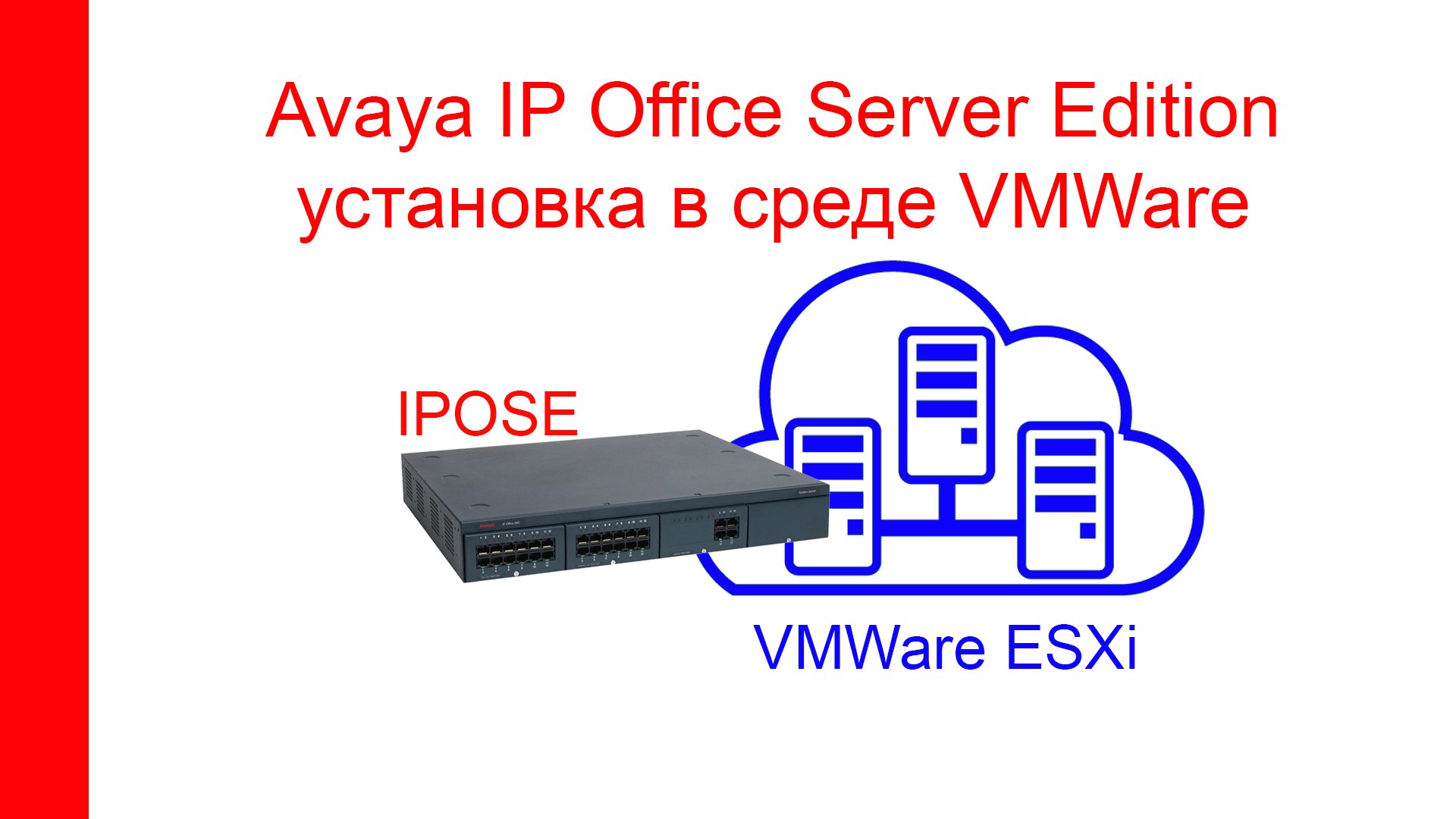 IP Office Server Edition  (IPOSE). Установка в среде VMWare. Release 11.0.4.mp4