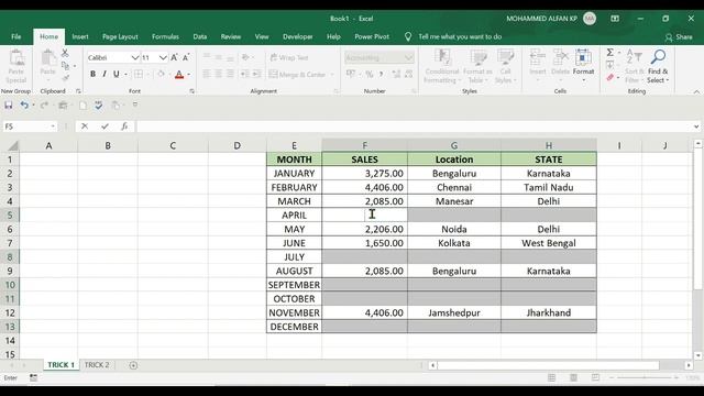 How to FILL BLANK CELLS in Excel (With Value or Text or Formula) || Excel Malayalam смотреть онлайн