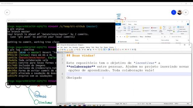 Colaboração em Projetos - Merge das Branchs смотреть онлайн