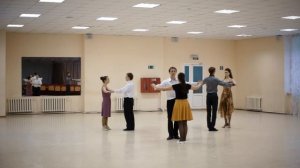 Вальс графа Толстого l Схема танца  l  The big figured waltz