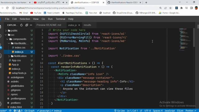 Alert Notifications | Coding Practice 36 | REACT JS | NxtWave | CCBP 4.0 смотреть онлайн