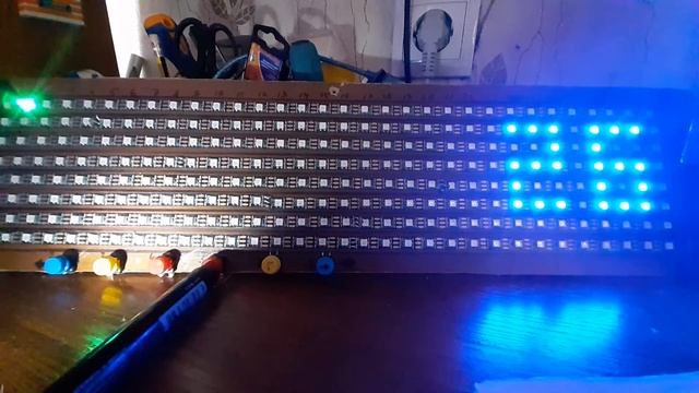 ЧАСЫ С ГЛАЗАМИ WATCH WITH  EYES 2812b Leds   And Ds3231