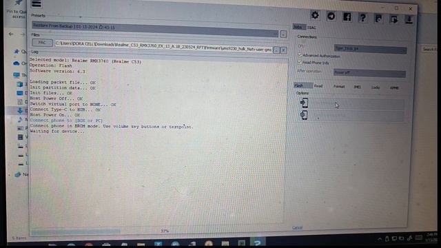 Realme C53 (RMX3760) Boot loop,sistem eror, your device is corrupt смотреть онлайн